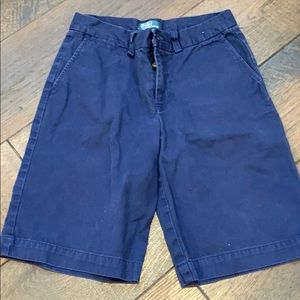 Navy Polo shorts
